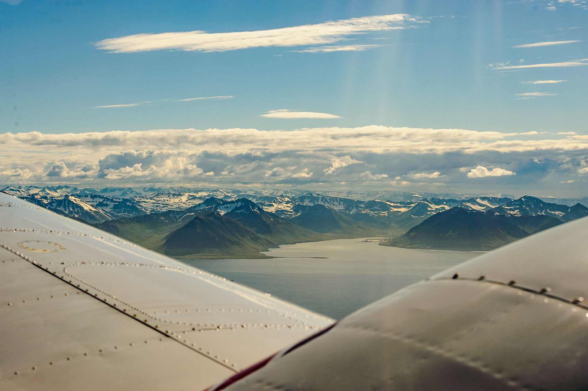 Eyjafjörður (half way to Grímsey)