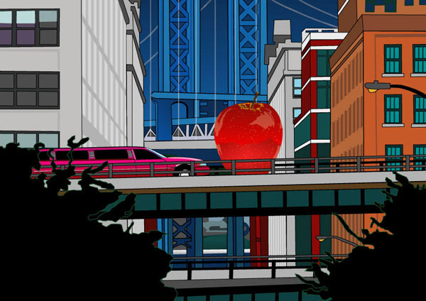 new york street scene