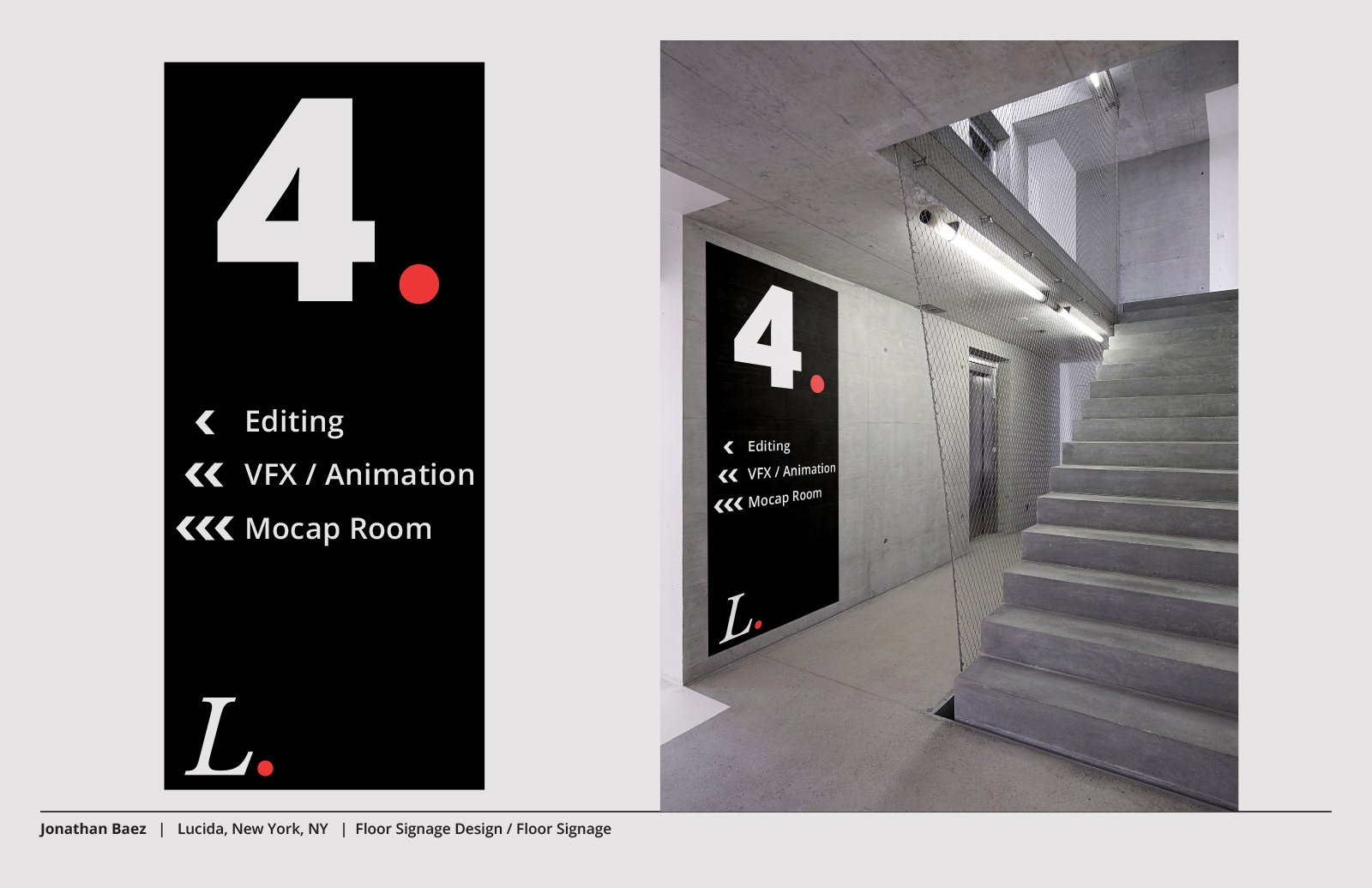 Lucida - Floor Signage