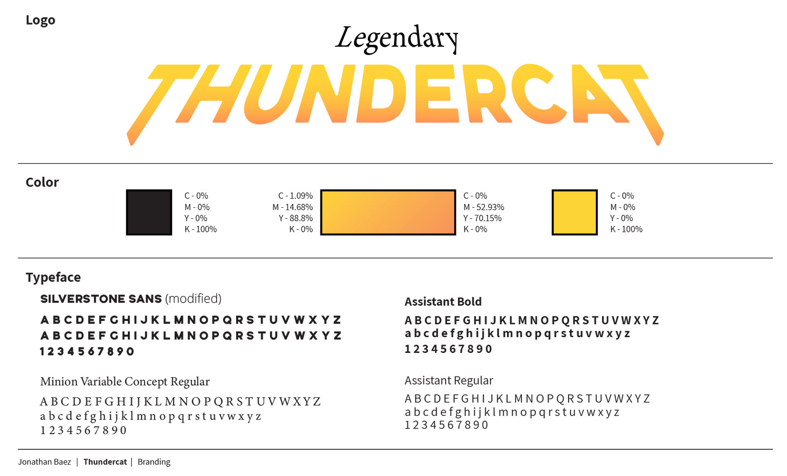Legendary Thundercat - Branding