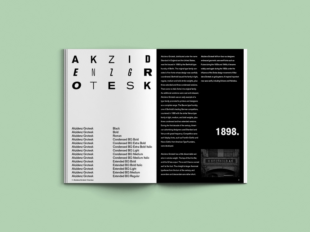 akzidenz grotesk poster