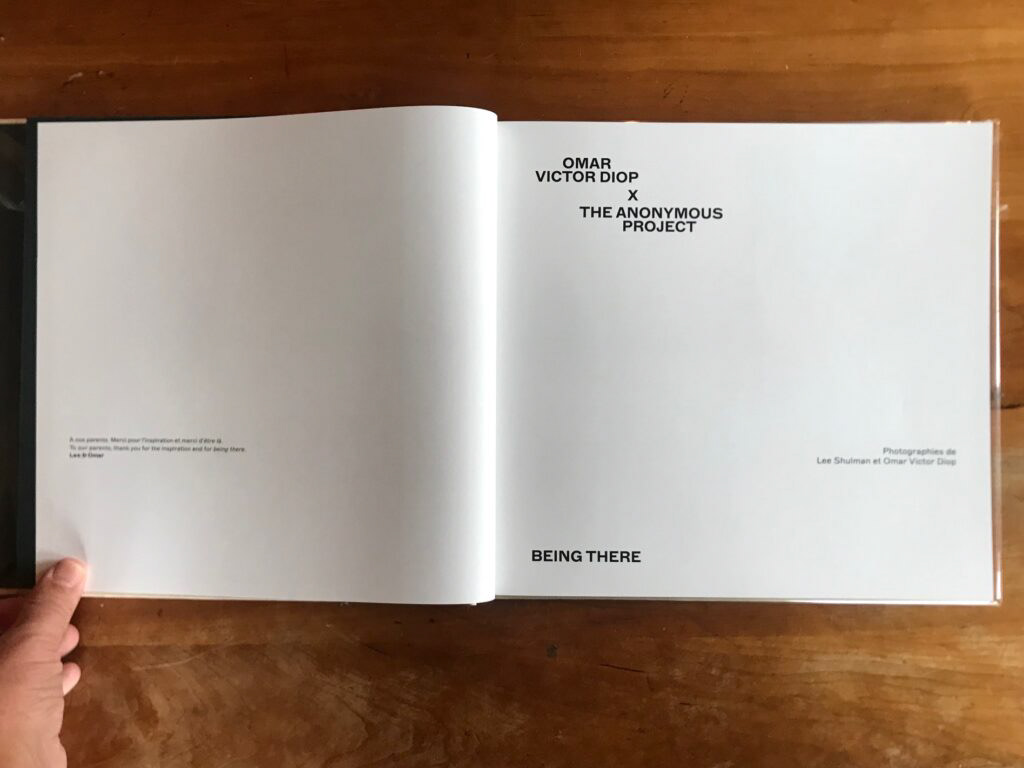 Omar Victor Diop & Lee Shulmann - The Anonymous Project Book