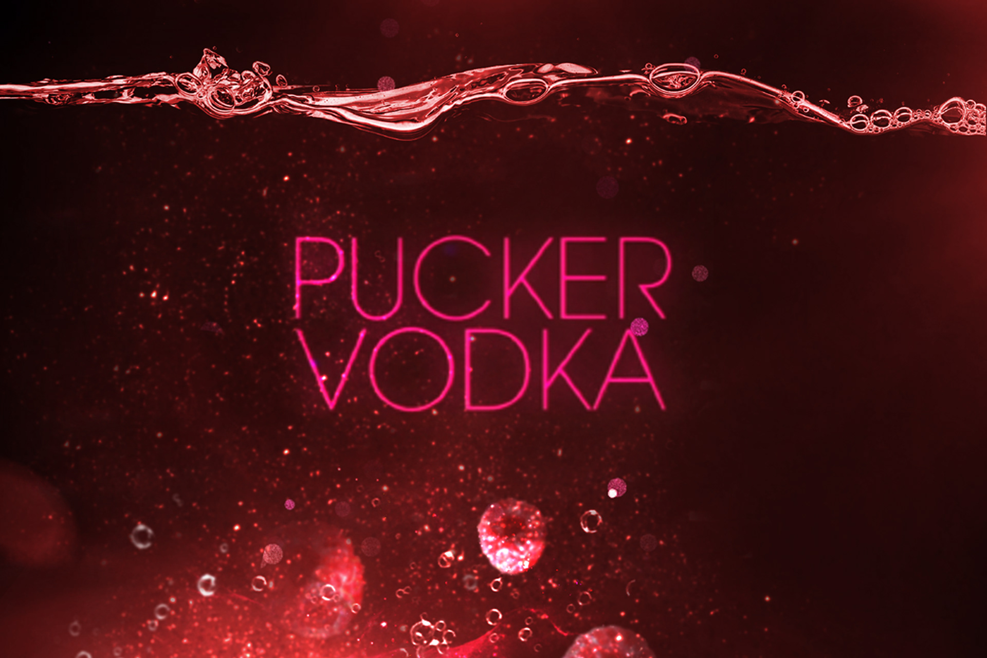 PUCKER VODKA ARTWORK & MOODBOARD