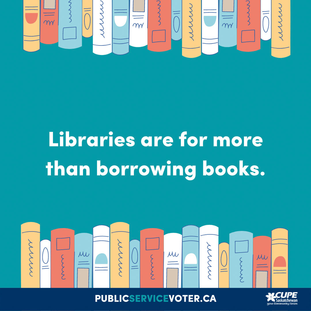 Libraries are for more than borrowing books.