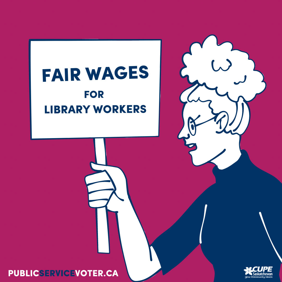 Fair wages for library workers