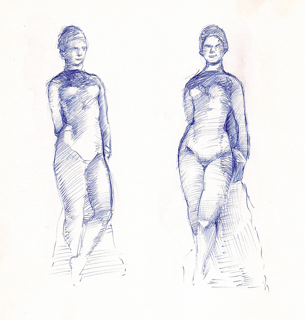 Ballpoint Pen on Paper