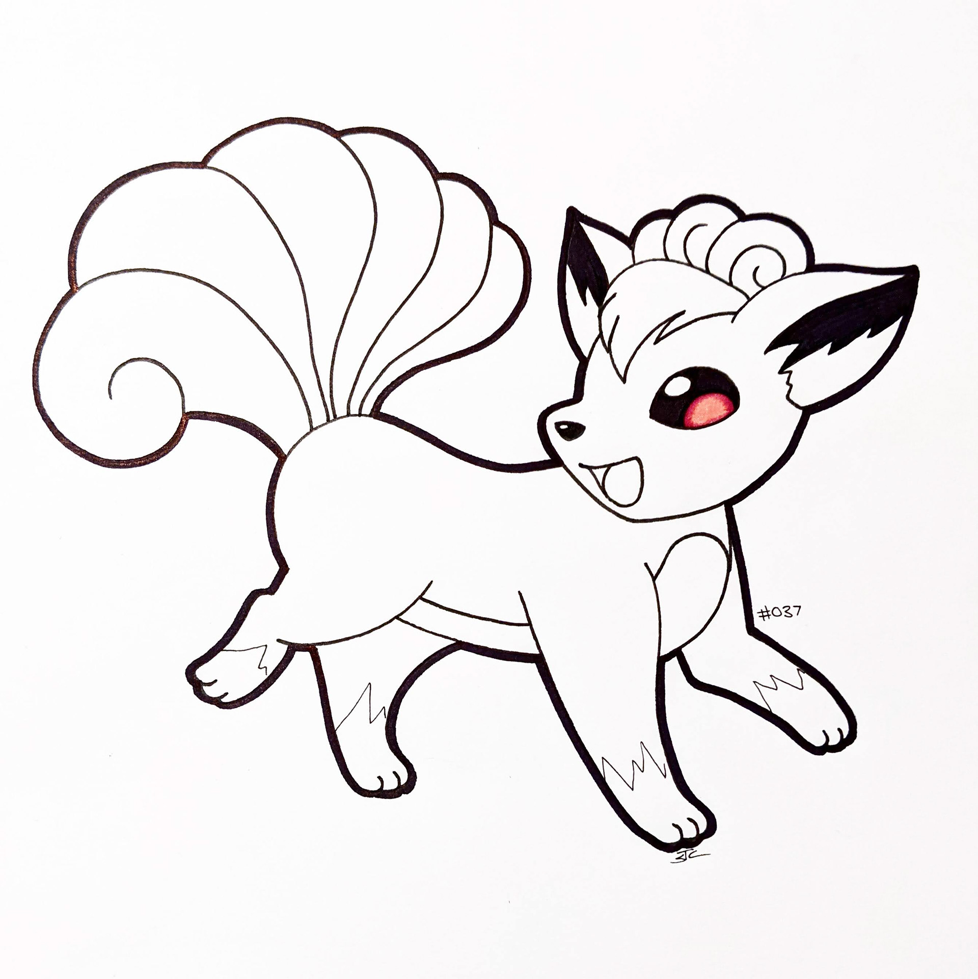 Pokemon Study : Vulpix