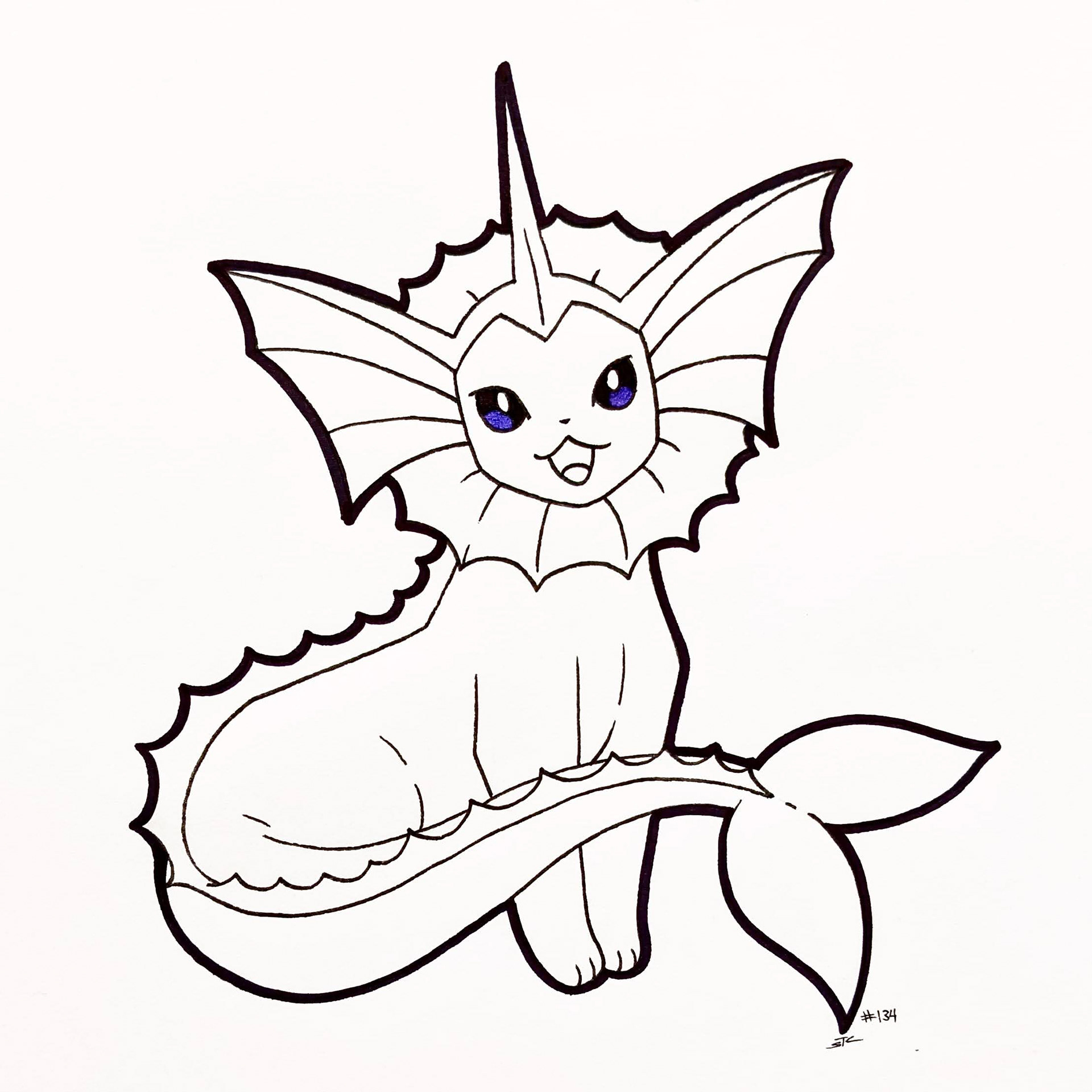 Pokemon Study : Vaporeon
