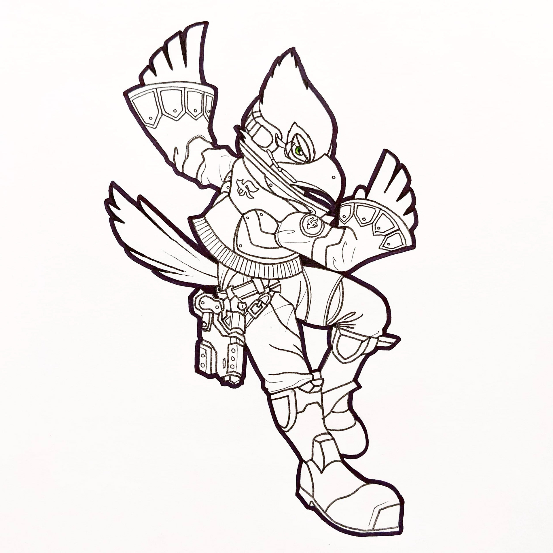 Smash Character Study : Falco