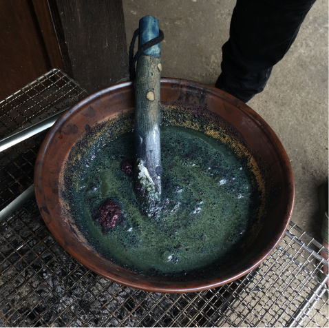 Aizome dye mixture