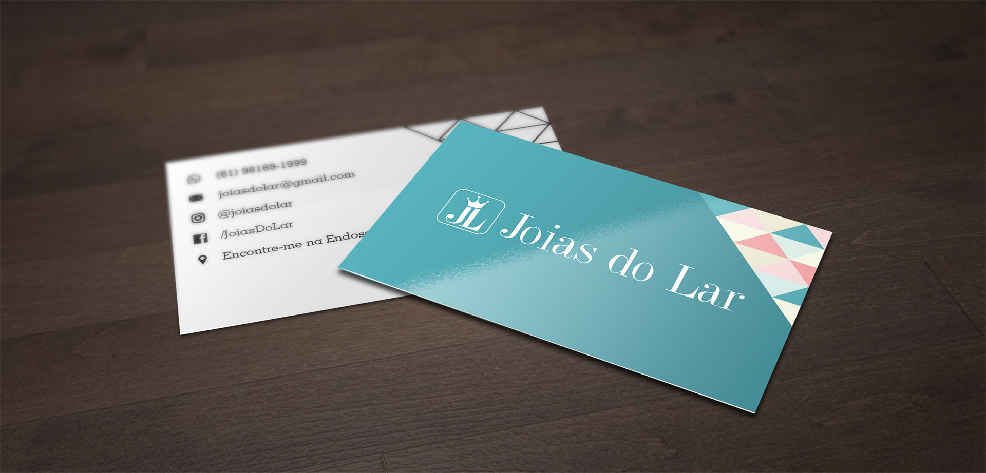 Cartão de visitas - Mockup
