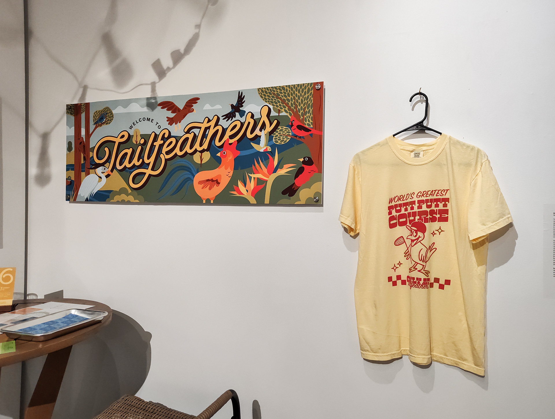 Mural & t-shirt