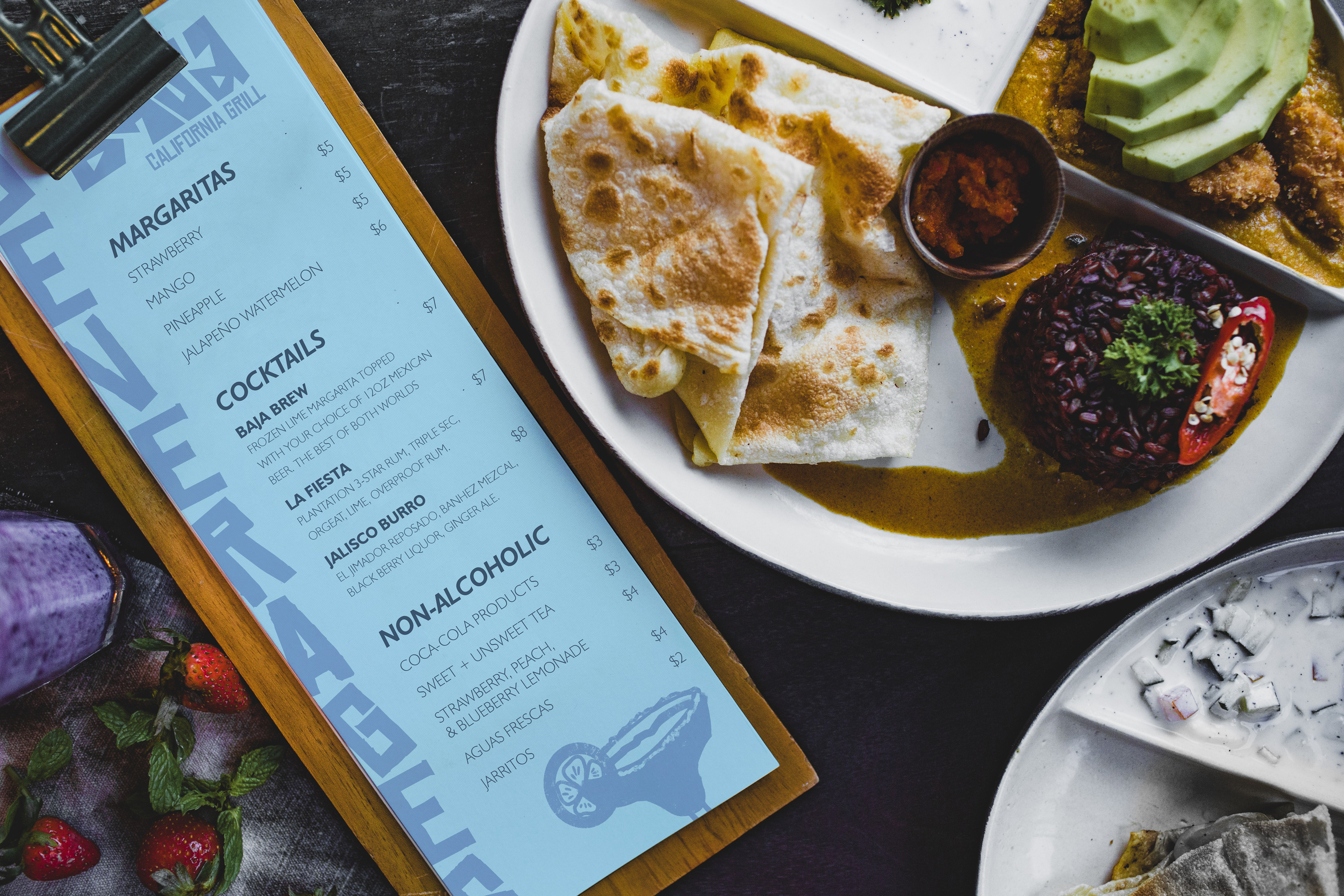 Beverages Menu