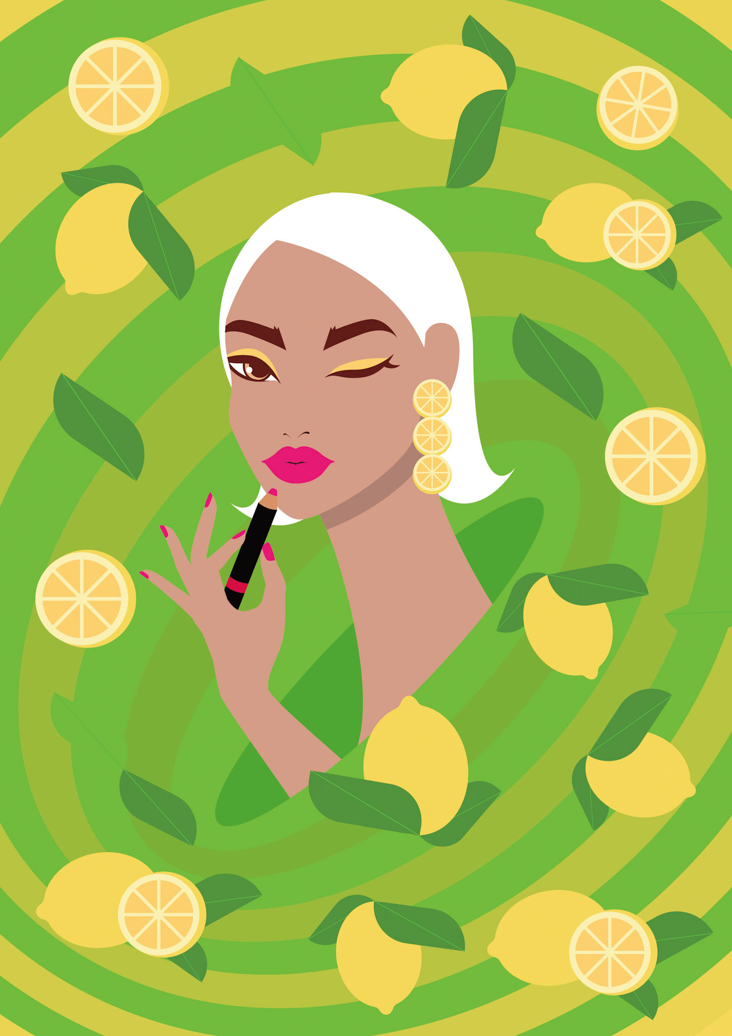 cosmetic lady