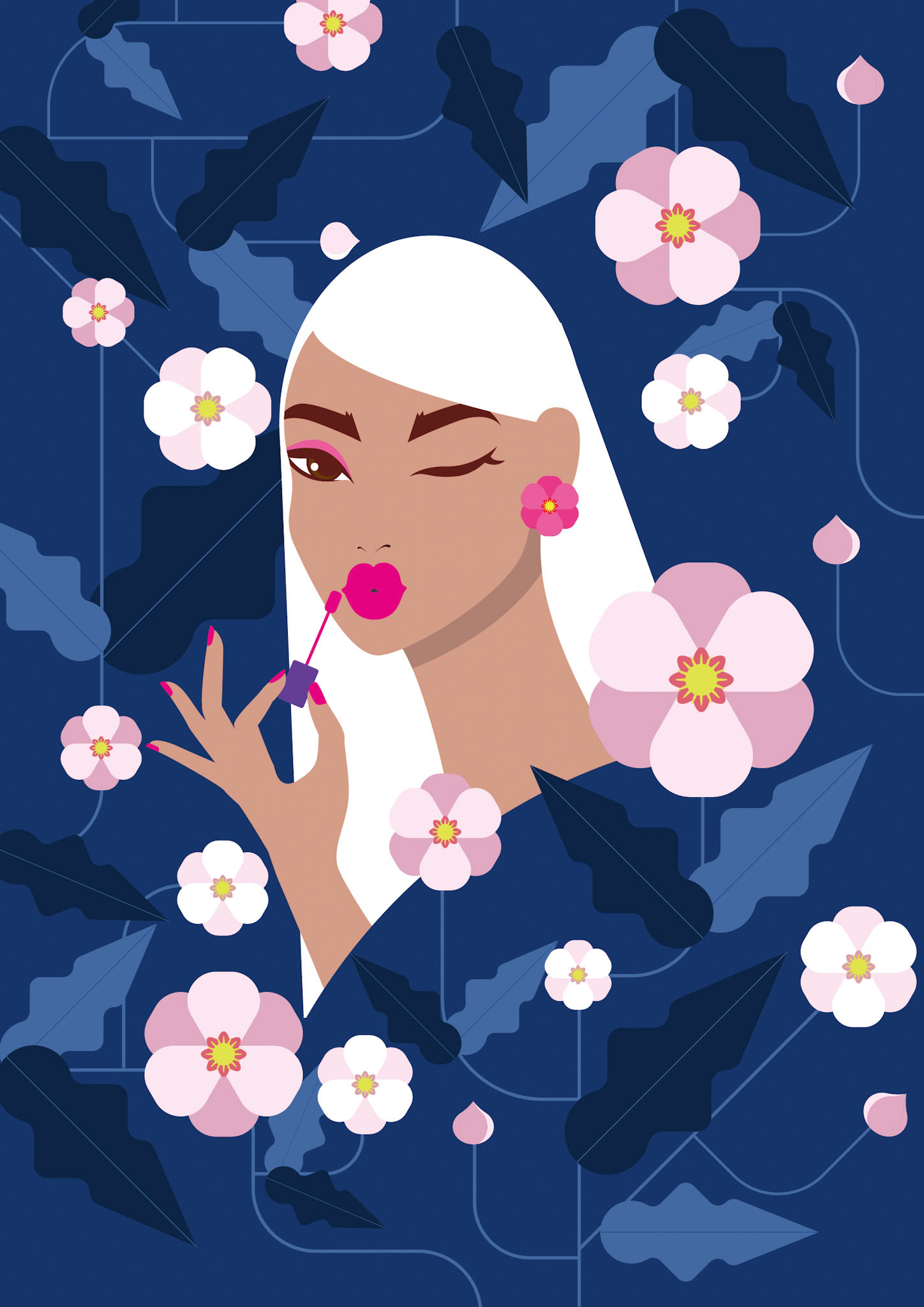 cosmetic lady