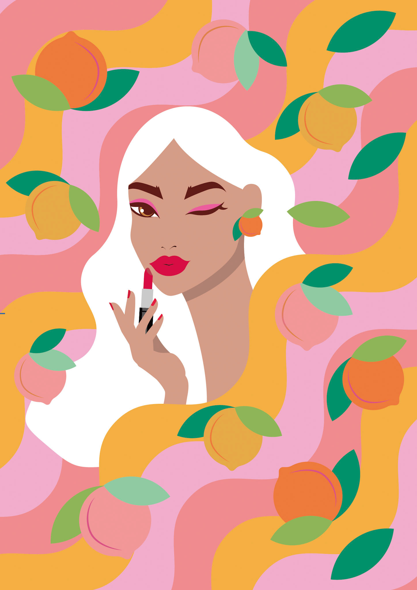 cosmetic lady