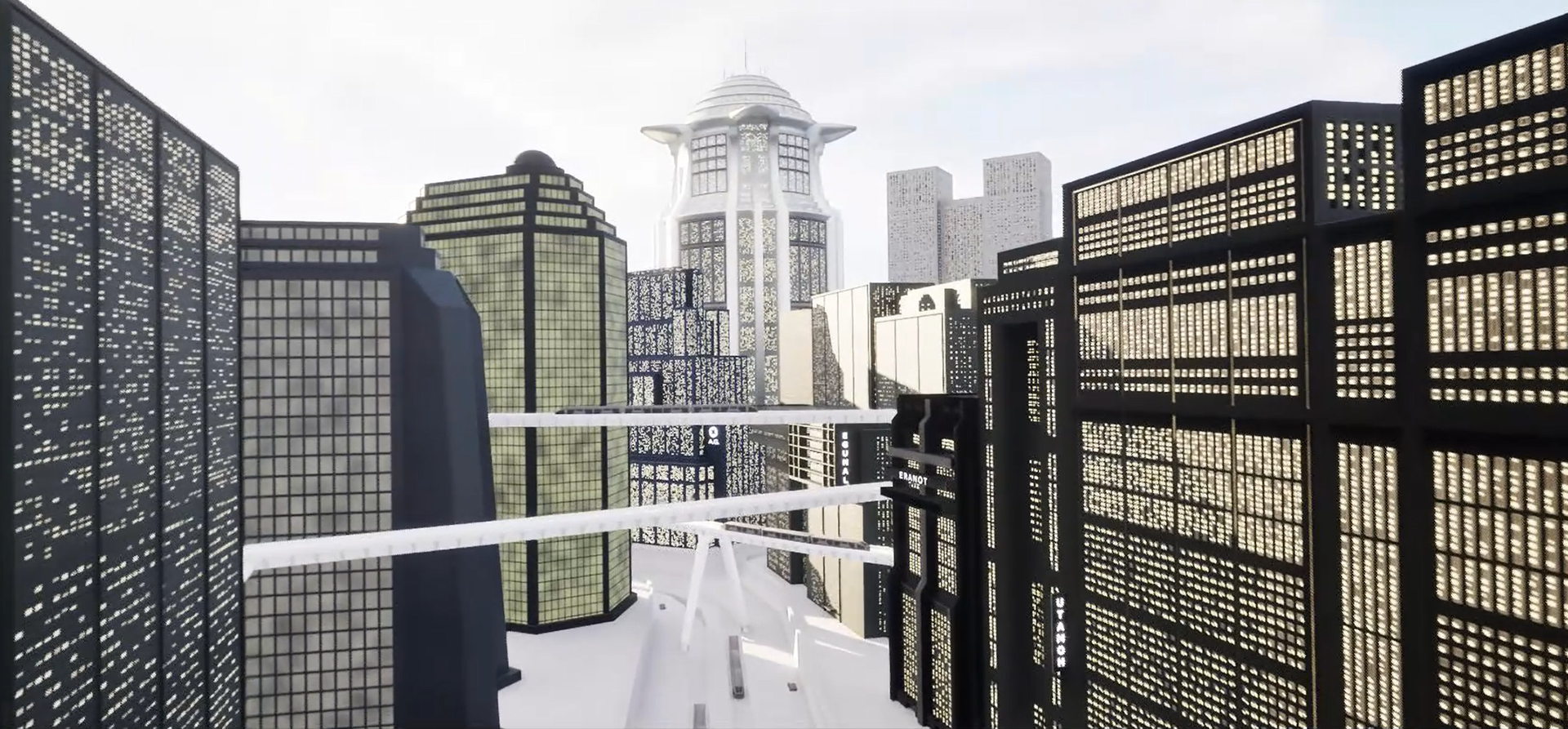 Coloring the buildings