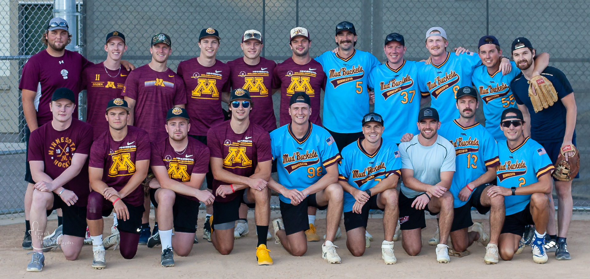 The Uppa Deckas (left) and Mud Buckets