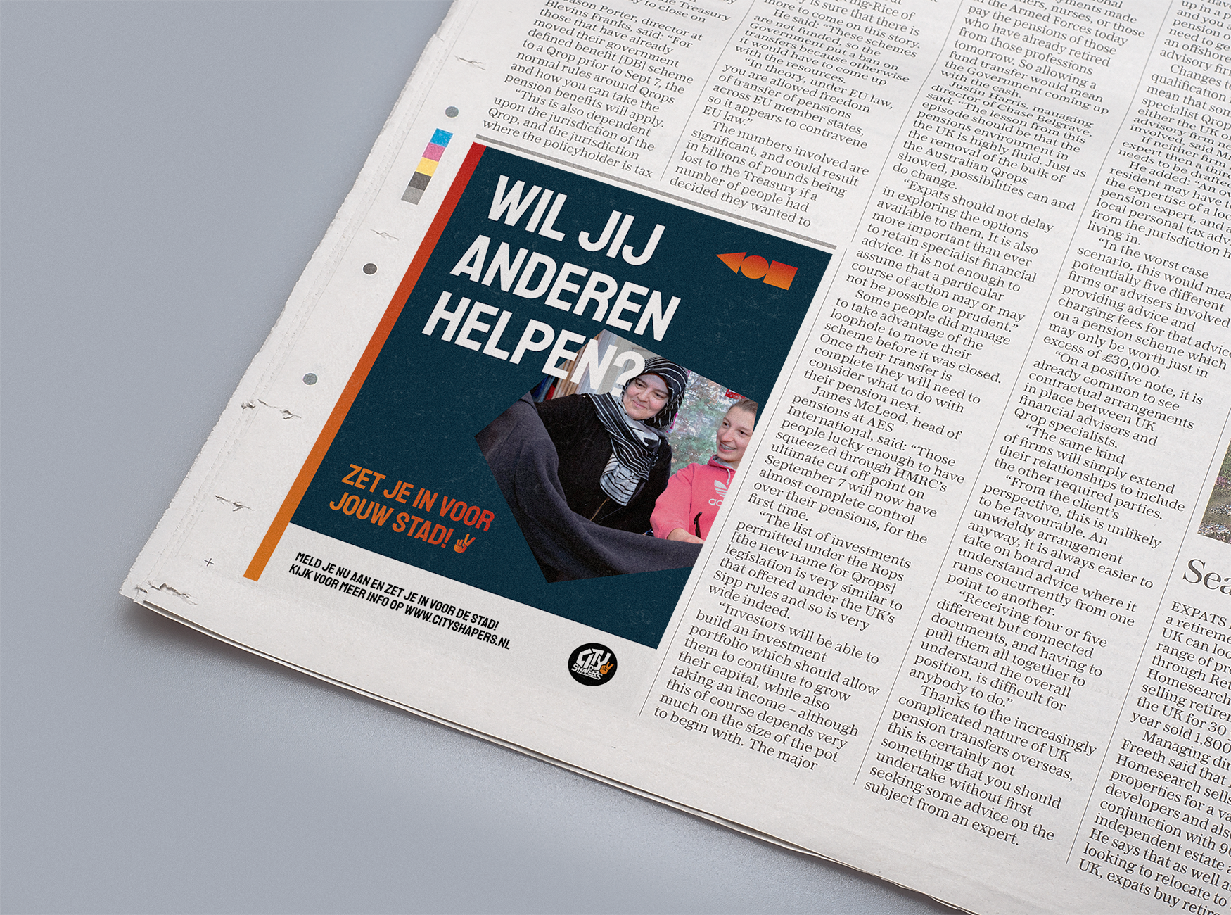 CityShapers Vormgeving Advertentie