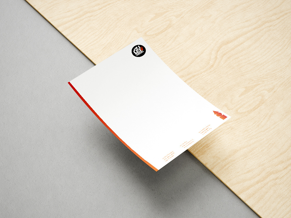 CityShapers Vormgeving Briefpapier