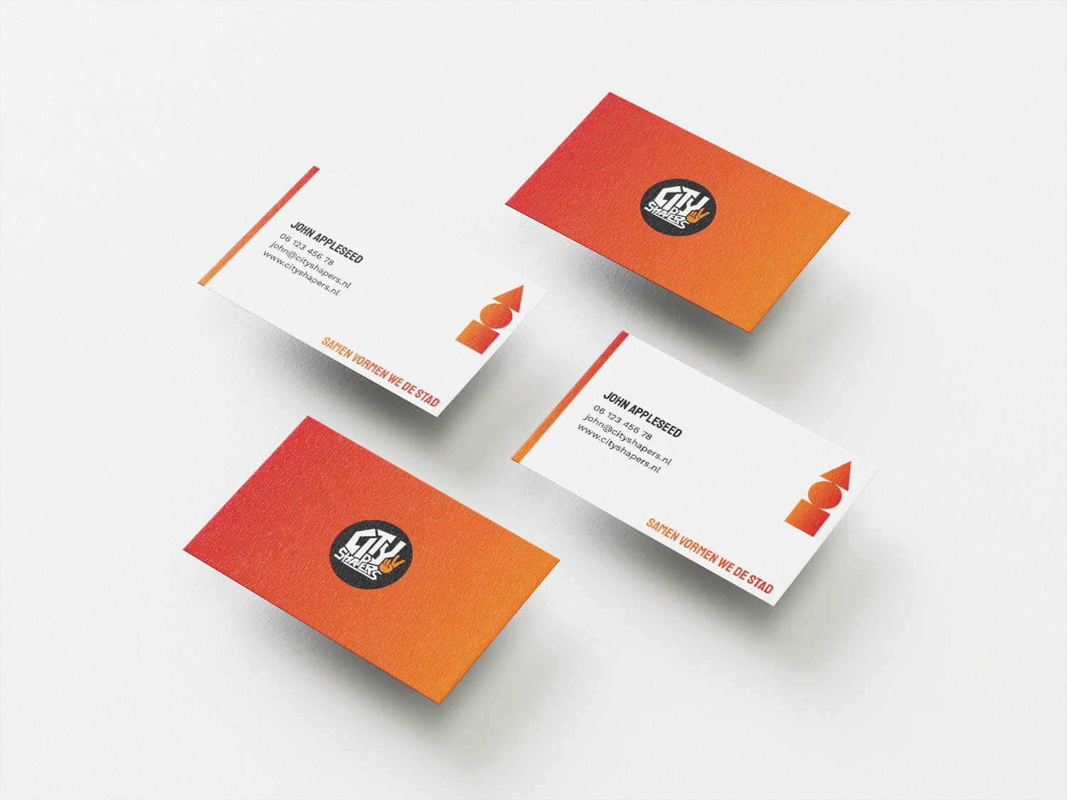 CityShapers Vormgeving Visitekaartjes