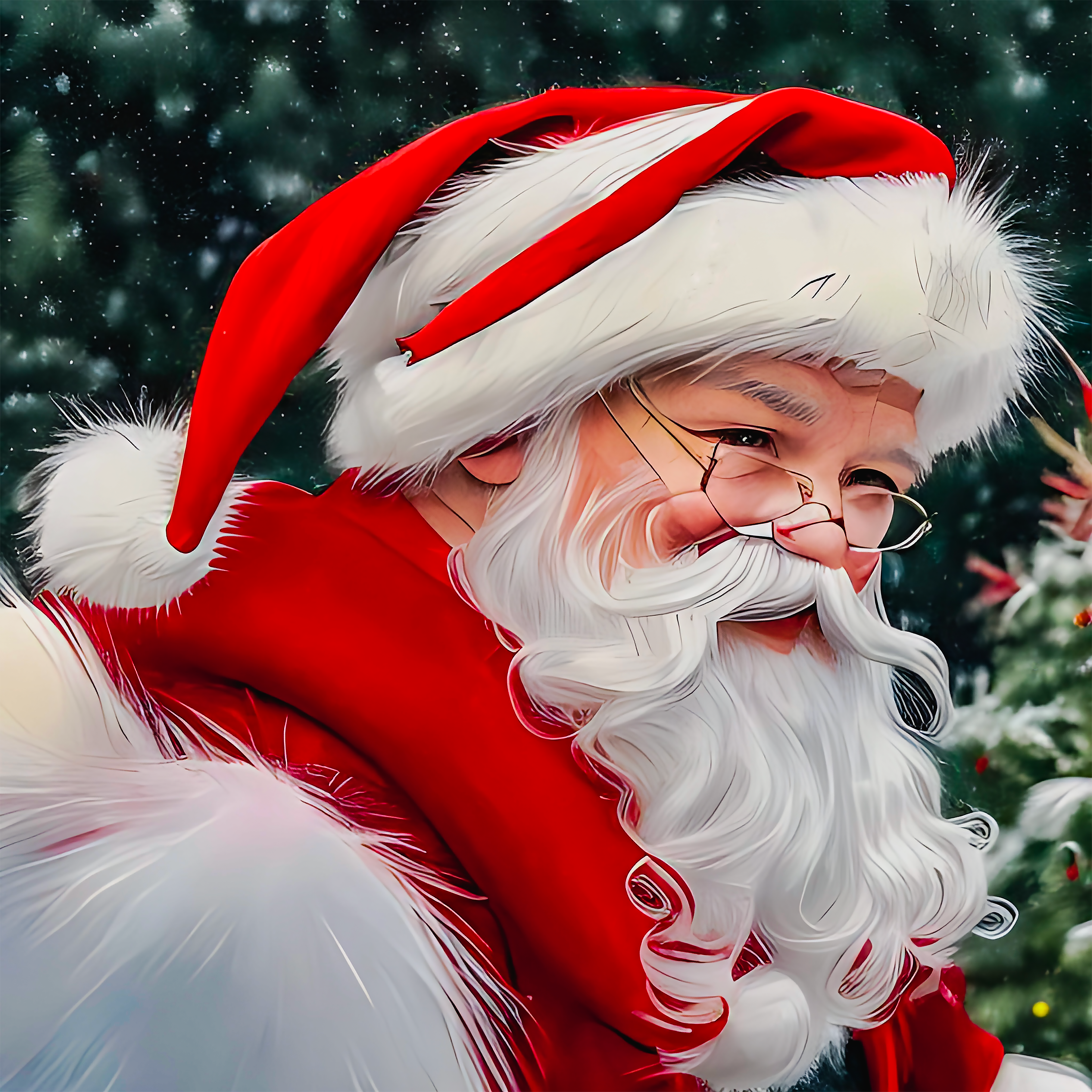"Joyful Santa"