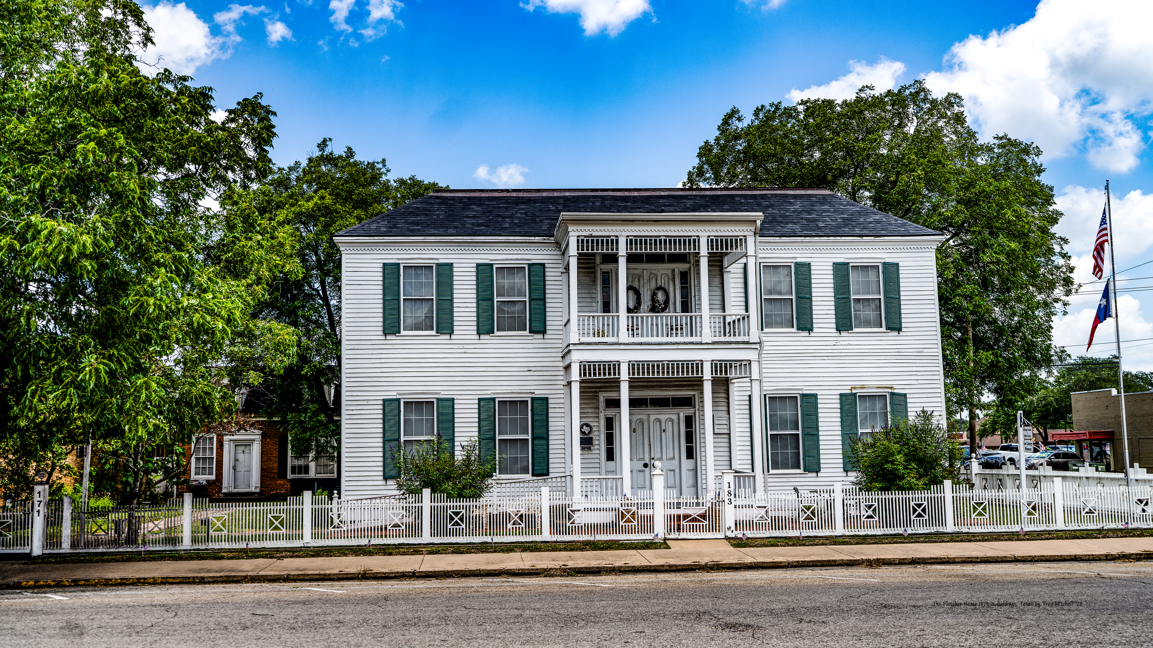 Fletcher Home in Giddings, Texas 1879