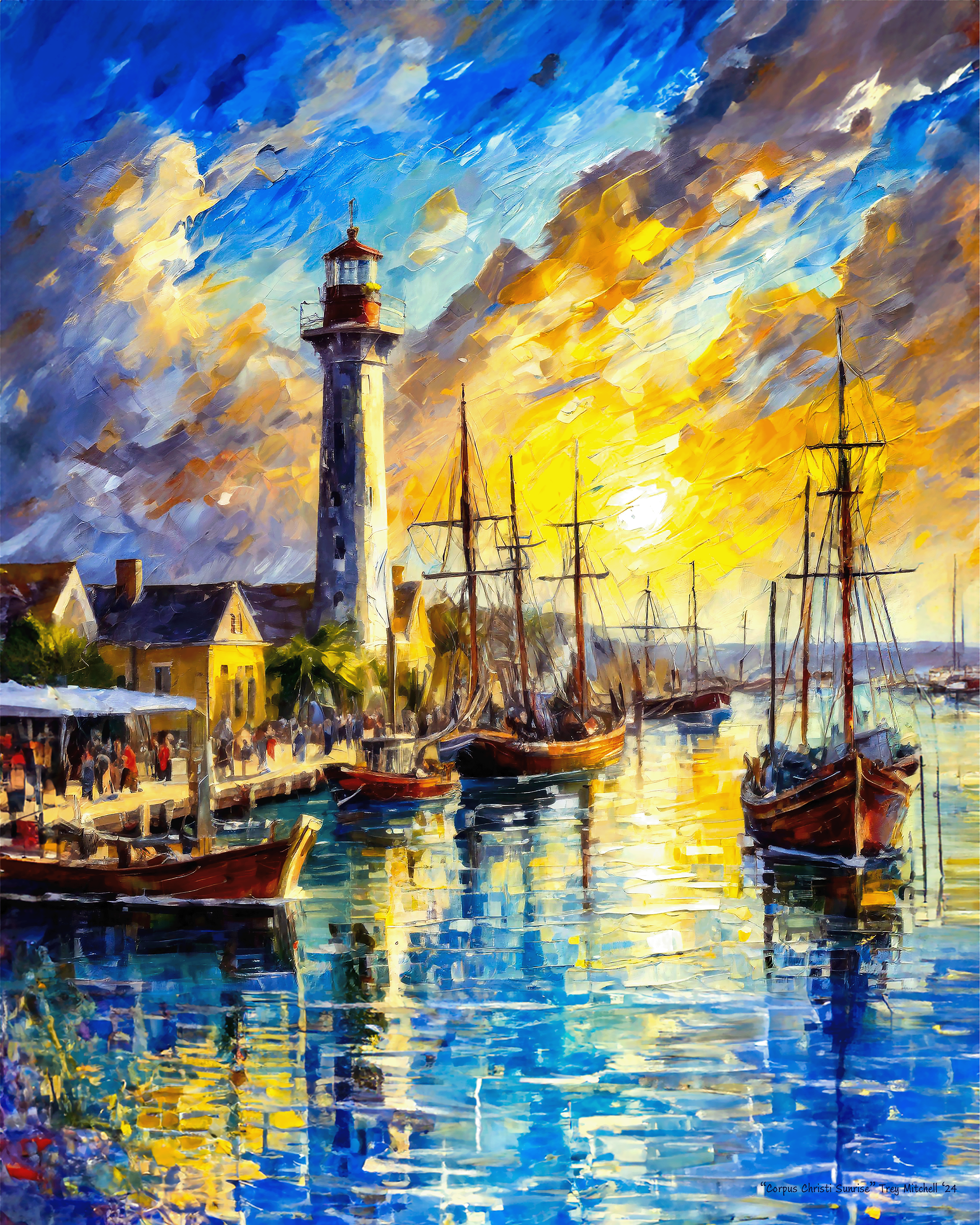 Corpus Christi Harbor Sunrise