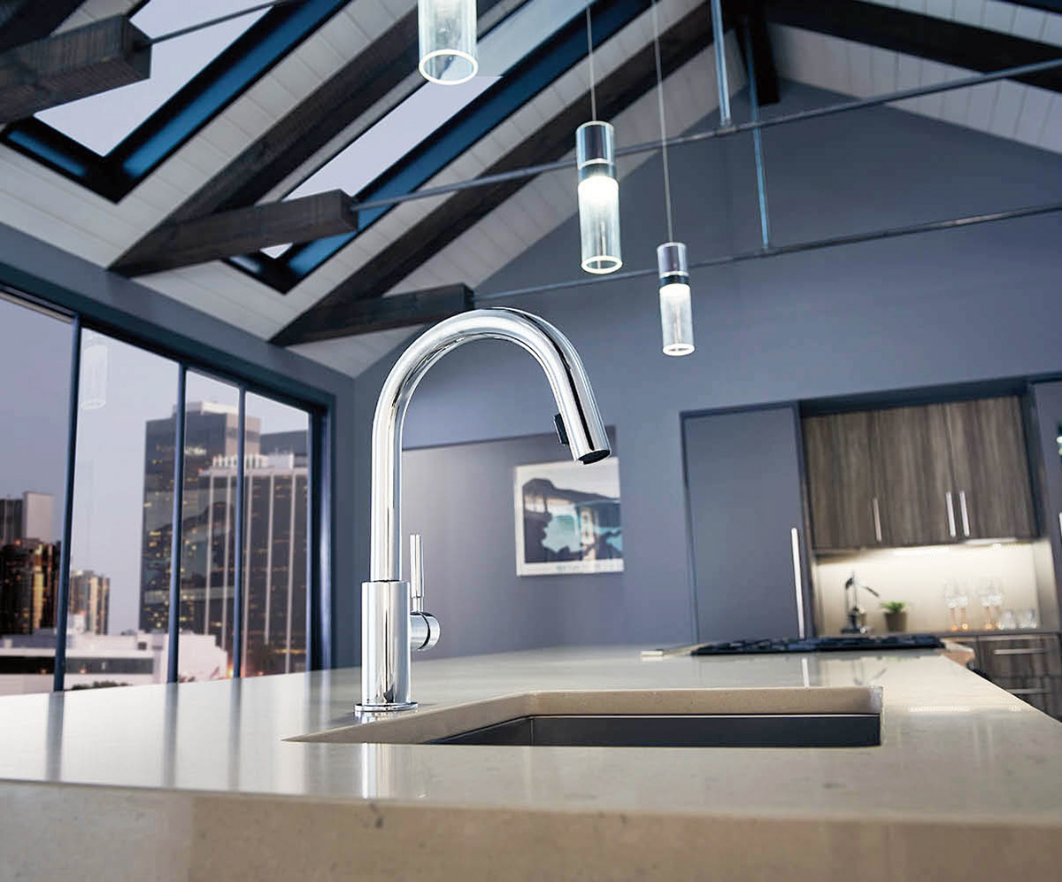 Faucets and sinks