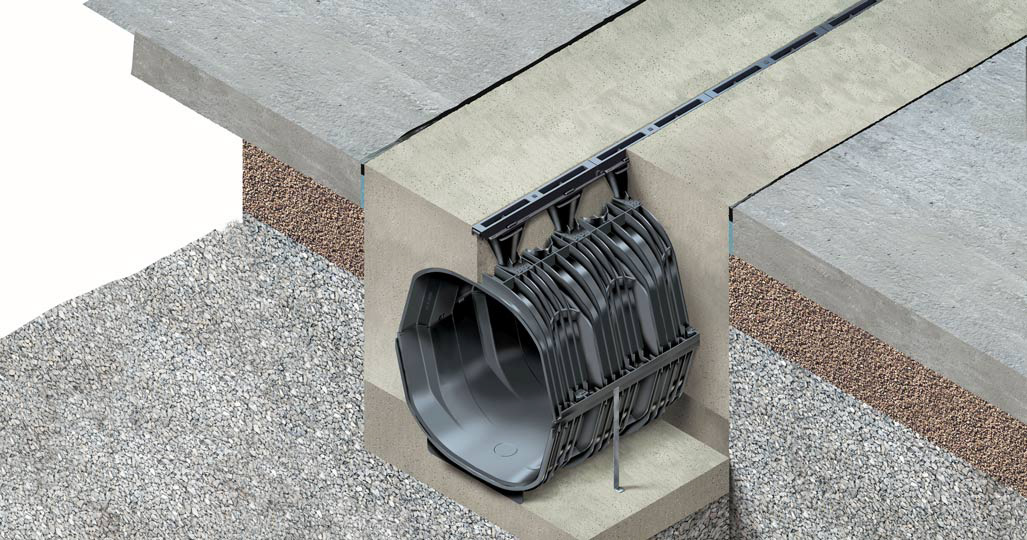 Hauraton Recyfix - drainage system for sewerage