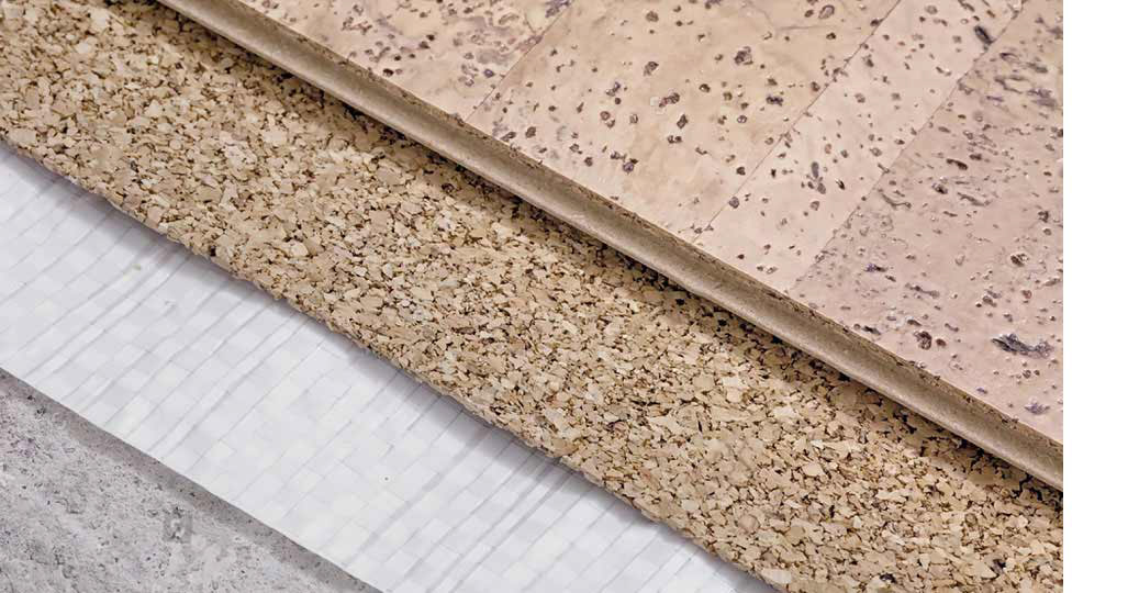 Fibre cement boards, cork sheets and tile trims