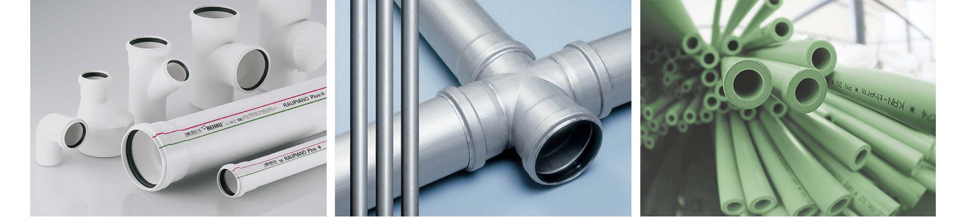 PVC and metal pipes Dubai
