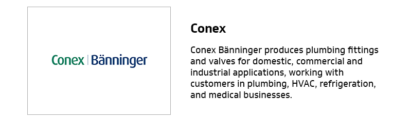 Conex Banninger - copper and steel pipes and fittings