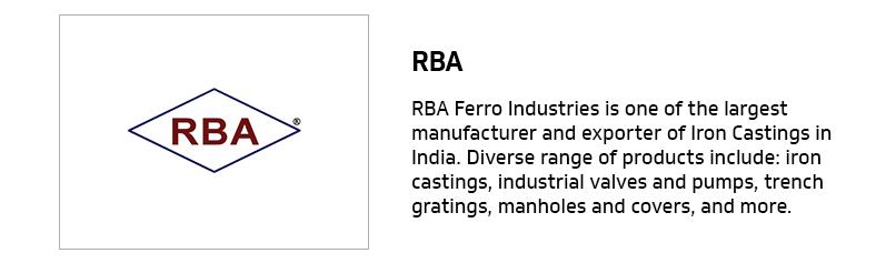 RBA - industrial valves, manhole covers, trench gratings