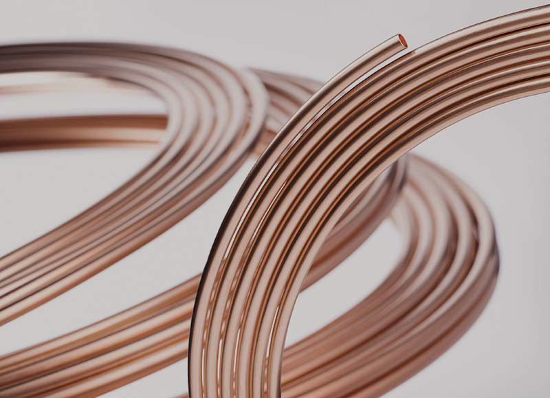 Copper pipes and fittings