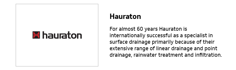 Hauraton - surface drainage systems Dubai