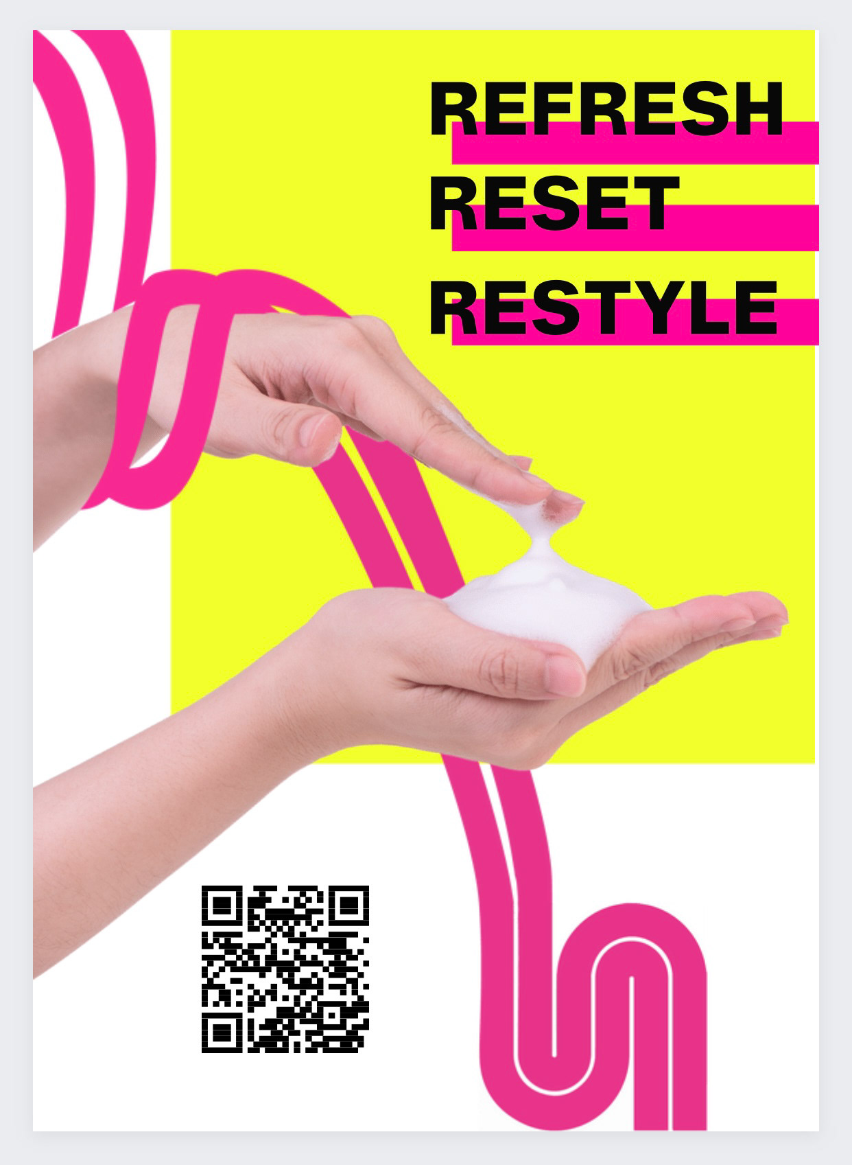In-store Small Banner print design