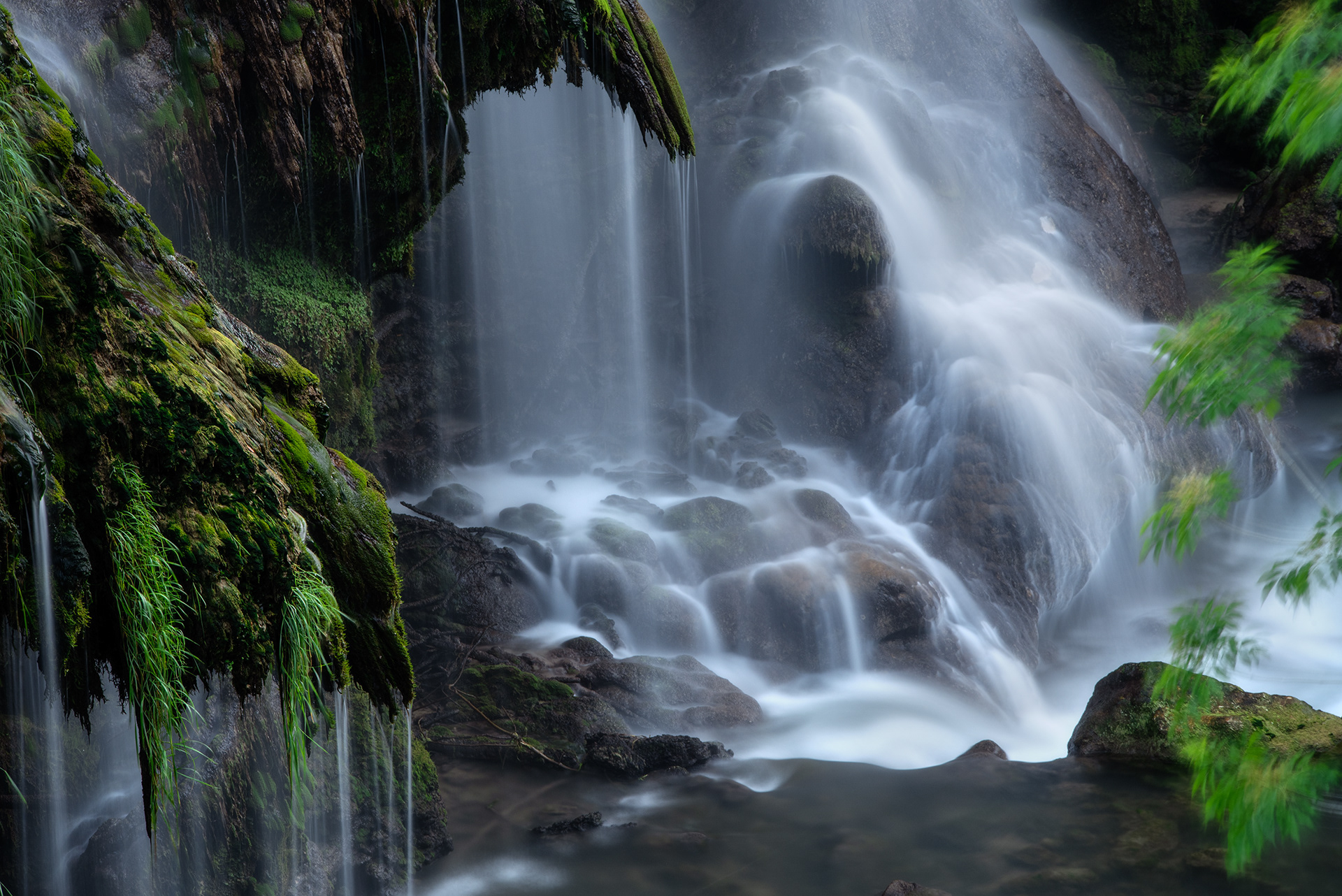 A White Veil between the Green - Cascata delle Marmore, Long Exposure, Italy