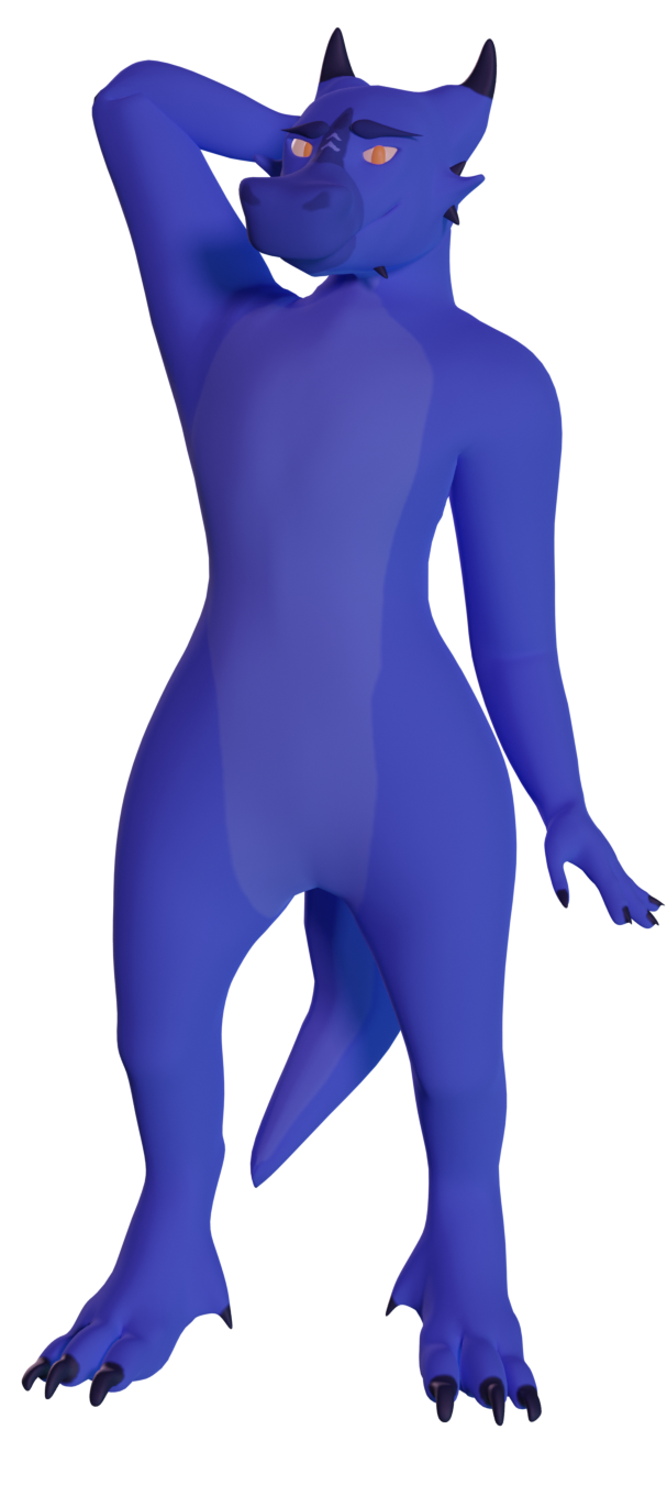 Render done in Cycles which I used to advertise character modeling/porting for video mods or player avatars.