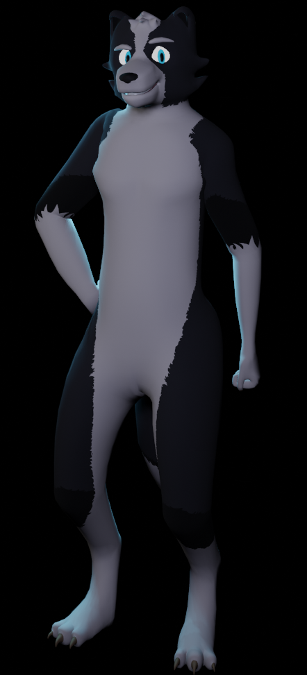 My render of a friend's dog character