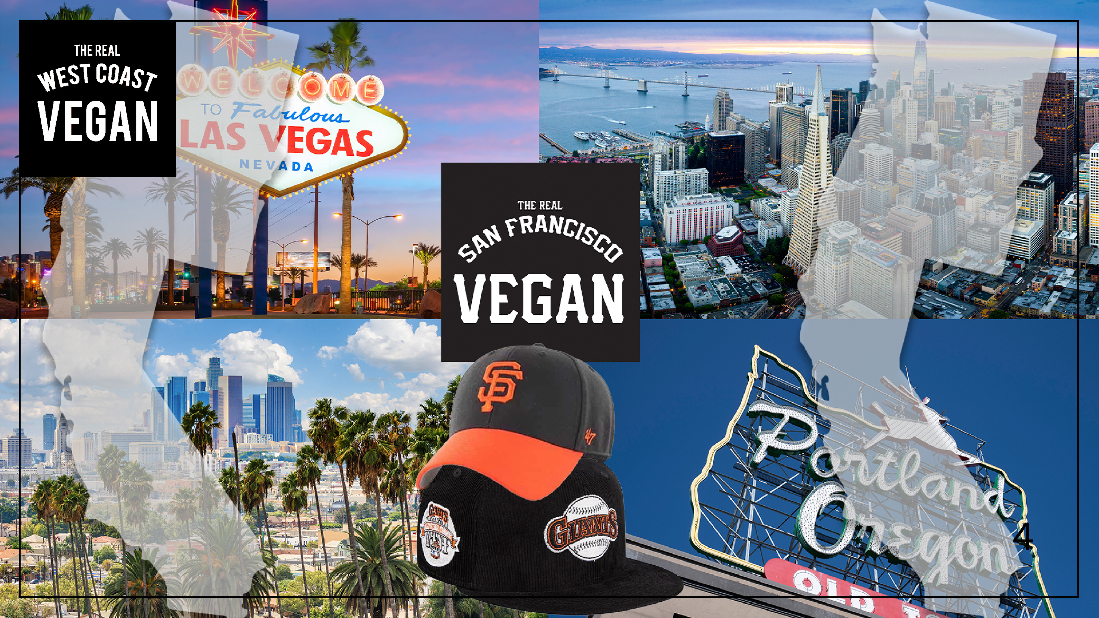 The Real West Coast Vegan Moodboard