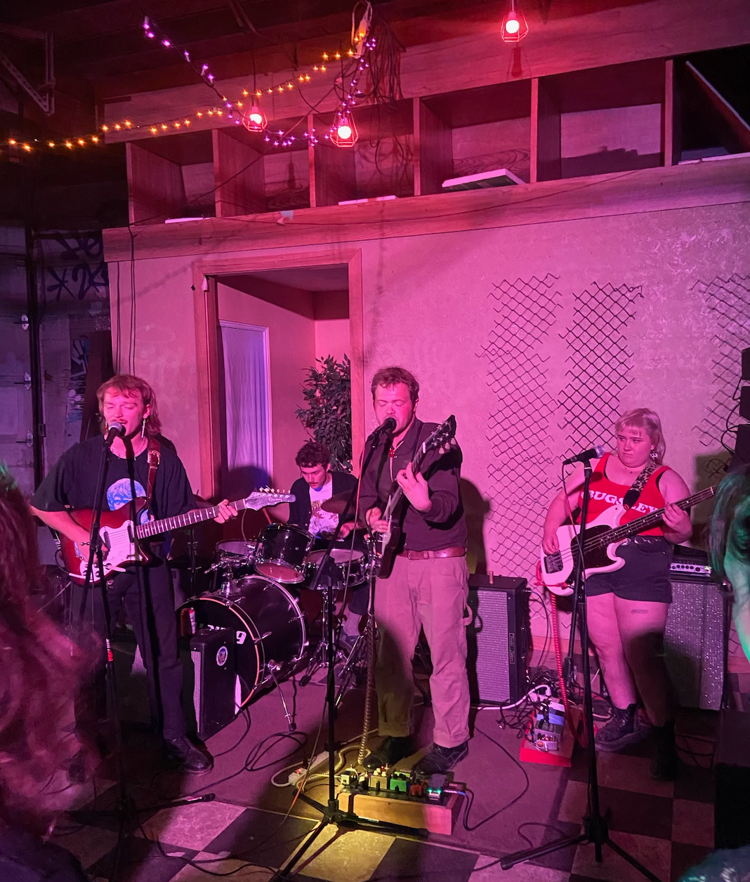 Performing in Cincinnati with Willie and the Cigs