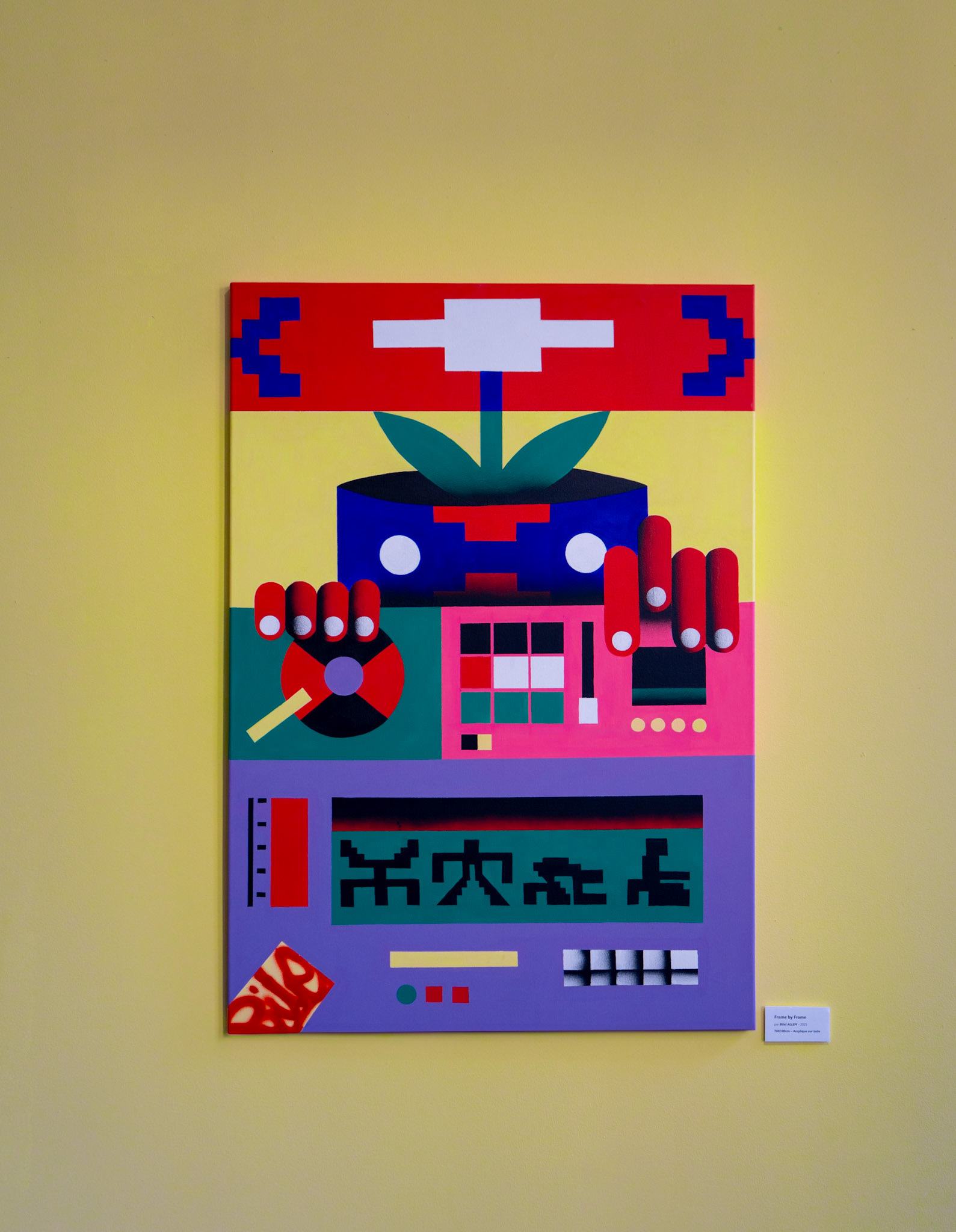 Frame by Frame — Acrylic on canva 70x100cm - 2025