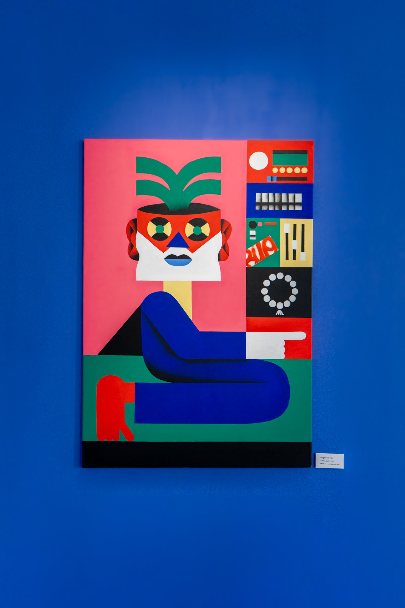 Dirigé vers l'Est — Acrylic on canva 70x100cm - 2024