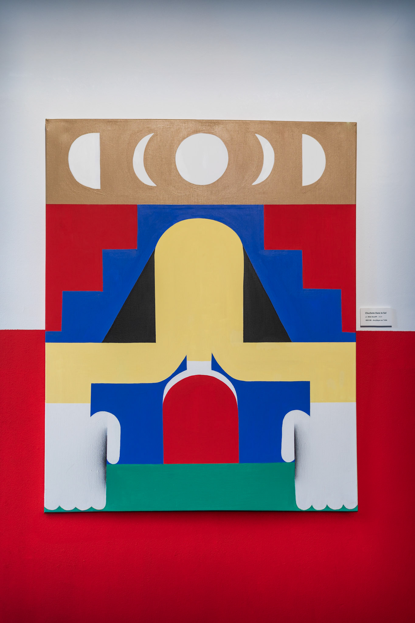 Chuchote dans le Sol — Acrylic on canva 80x100cm - 2024