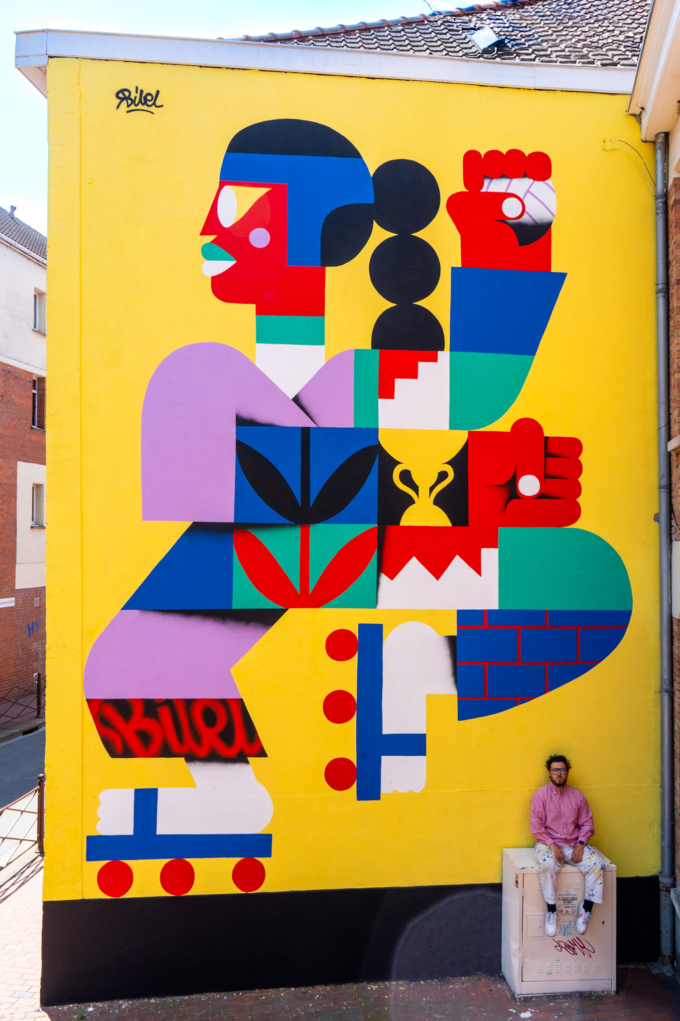 Mural for URBX Festival, Tourcoing, France