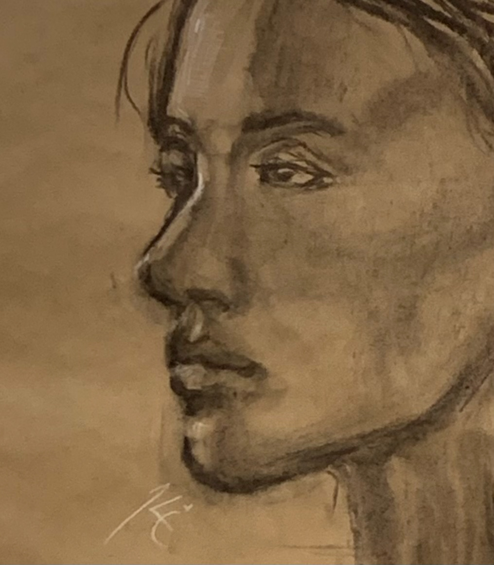 Charcoal Portrait from Summer 2023