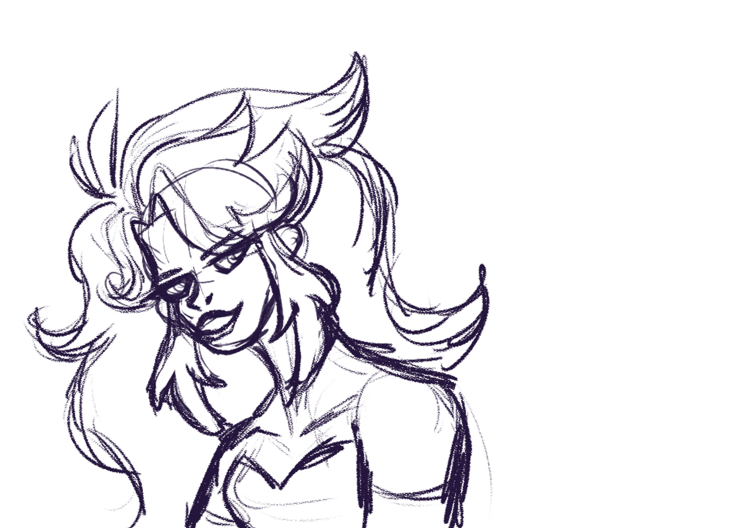 "Celeste Lip Sync Practice," made in Photoshop, Winter 2023