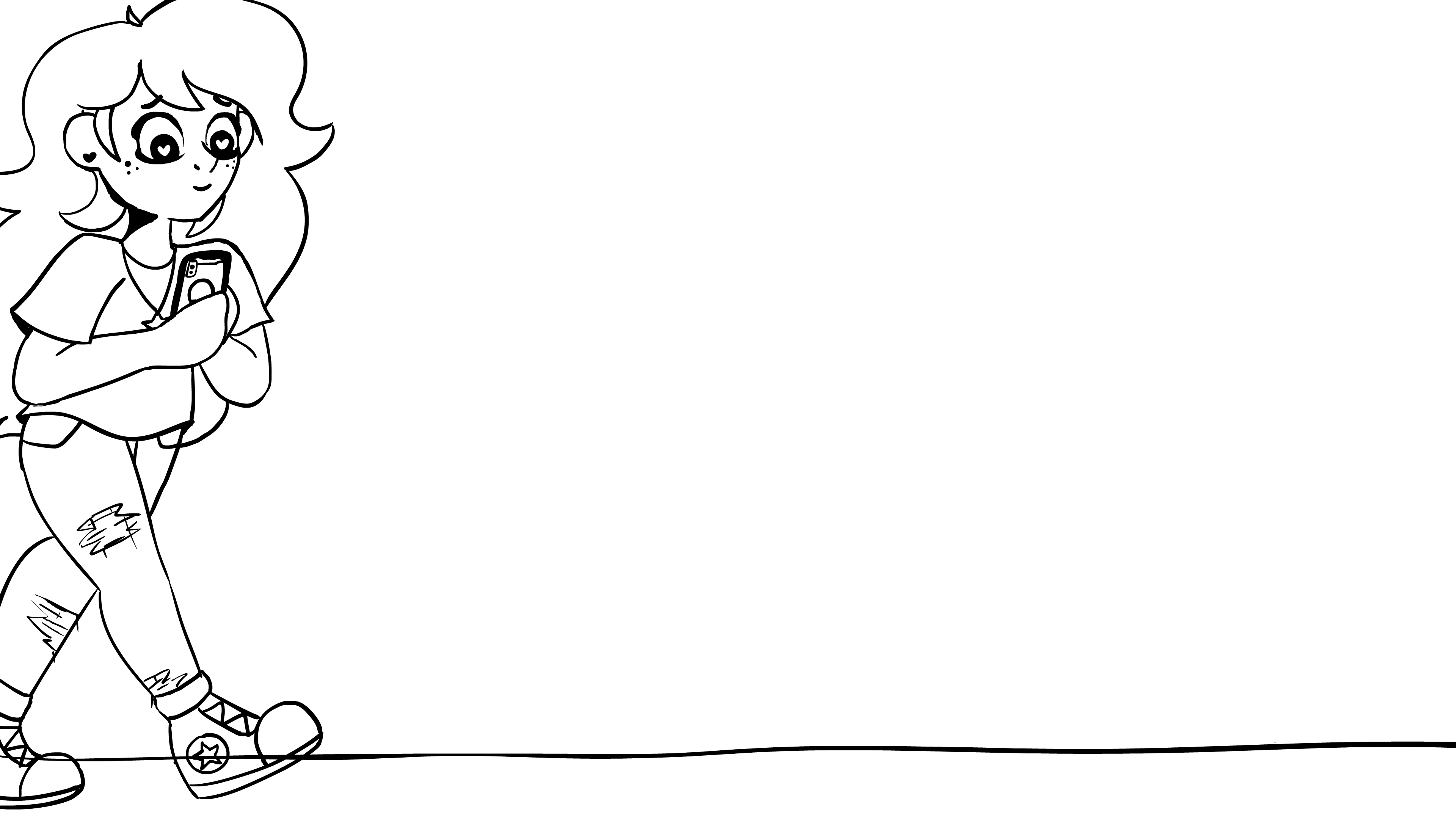 "Stroll," made in Adobe Animate, Fall 2021