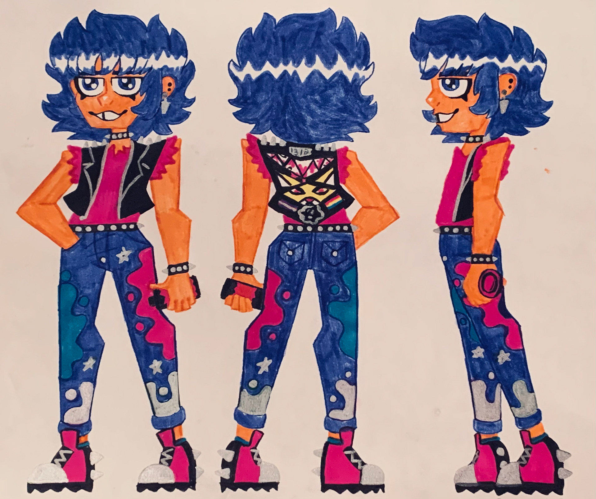 Mori Character Turnaround, Fall 2021